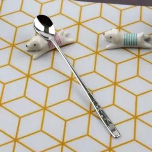 (1P OPP 포장) DMK 스테인리스 야생화 롱스푼/티스푼/수저/스푼/커피/디저트/요거트/꿀스푼/티수푼/티스픈