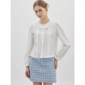 [CC콜렉트](강남점)[씨씨콜렉트] 레이스 핀턱 블라우스 (C261MSC003)