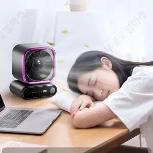 3평에어컨 소형 USB 충전식 무소음 탁상용 미니선풍기 저소음 가정용 냉각팬