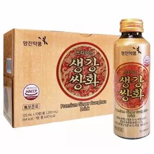 영진약품 프리미엄 생강쌍화 120ml X 50병 안전포장 쌍화골드 쌍화차 생강차
