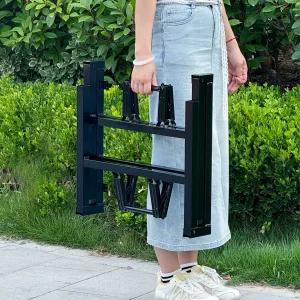 접이식 테이블 철제 접이식테이블 본체 미니 상다리 식탁 컴퓨터 높이조절 폴딩 접는 다용도 간이