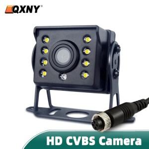 HD 4핀 후방 카메라 보조 시스템 주차 안전 야간 트럭 RV 트레일러 픽업 24V 버스용