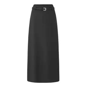 [하프클럽/미니멈 에브리데이]데일리 벨티드 A라인 롱 스커트 (EC1WH011D)