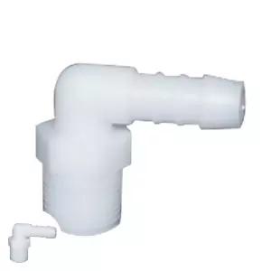 물용 플라스틱 POM 튜브 호스 니플 엘보 WOS1/2 x 12파이