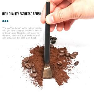 플라스틱 손잡이가 나일론 커피 그라인더 청소 브러시 에스프레소 바리스타 도구