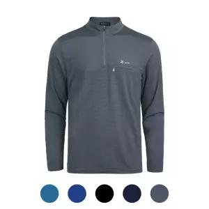 [파파브로] 남성 5컬러 여름 냉감 반집업 티셔츠 DW-TSA-Q092