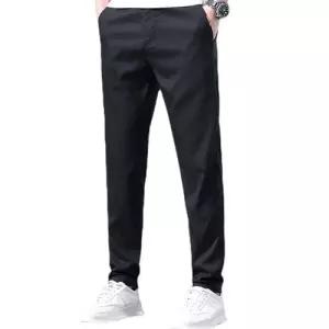 바지 면 실크 하계 남자바지 슬림 슬랙스 아이스 면린넨 소프트 작업복 일자 캐주얼팬츠 원템2