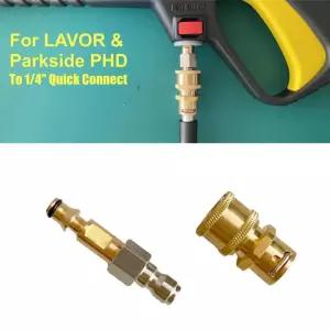 전동폼건 세차 분무기 고압 세척기 어댑터 14인치 퀵 커넥터 꼬임 방지 호스 워터건 연결용 라보르 파크사