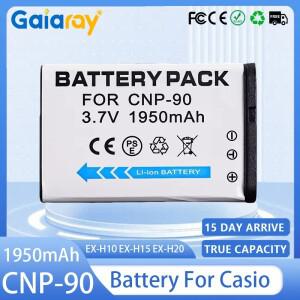 CNP-90 카메라 배터리 3.7V 1950mAH 카시오 EX-H10 디지털 용 충전식