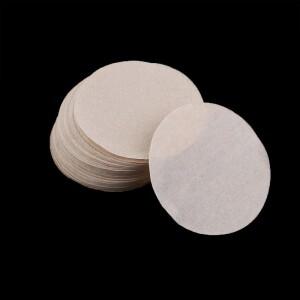 100개입 원형 드리퍼 모카포트 에스프레소 커피 필터 종이 메이커 액세서리 여과 도구 카페 스트레이너