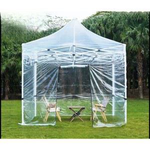 접이식 캐노피 투명 천막 바람막이 텐트 쉘터 2x2