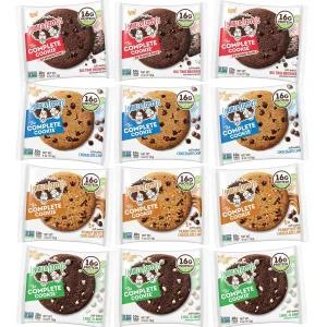 레니 래리 초콜릿 애호가 4가지 맛 버라이어티 팩 소프트 베이킹 16g 식물성 단백질 비GMO 4온스