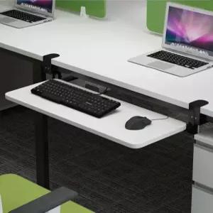 키보드 트레이 책상하단 슬라이딩 거치대 무타공 탈부착 서랍형 컴퓨터 데스크