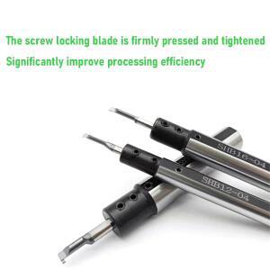 SHB12 소구경 보링 바 원형 생크 툴 거치대 공구 막대 밀링 선반 커터 슬리브