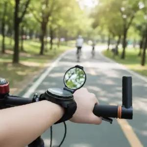 자전거 손목 미러 후방 거울 바이크 사이드 백미러 360도 회전형