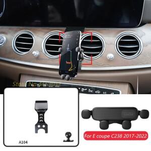 호환 메르세데스 벤츠 E 쿠페 C238 2017-2023 차량용 휴대폰 거치대  수평 GPS 브래킷(베이스 액세서리 포