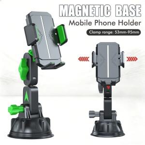 호환 흡착판 실리콘 베이스 차량용 핸드폰 거치대 - 대시보드앞유리용 내비게이션 폰 마운트