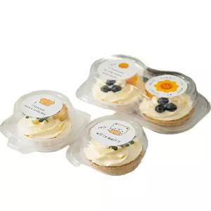 베이킹 포장용기 투명 머핀 컵케이크 에그타르트 낱개