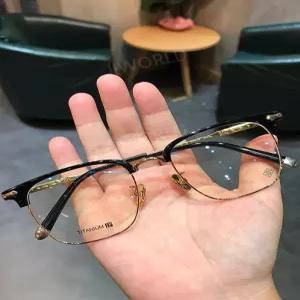 일본Ti 프리미엄 안경테 트렌디 사 사업가 비즈니스 남녀공용 빅사이즈 초경량 티타늄