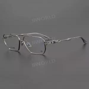 일본Ti 프리미엄 안경테 빅사이즈 남녀공용 티타늄 초경량 파일럿 복고풍 앤티크 클래식