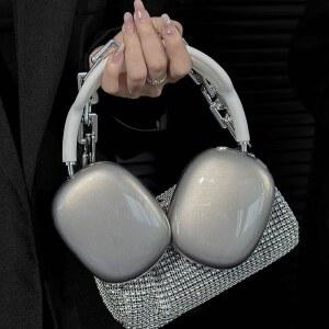 애플 에어팟 맥스 보호 커버, 반짝이 투명 TPU 소프트 이어폰 케이스, 애플 에어팟 맥스 2 용 헤드폰 케이스,