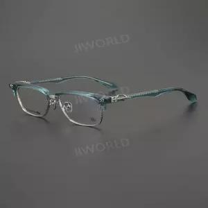 일본Ti 프리미엄 안경테 고급 신상 복고풍 비즈니스 사업가 디자이너 빅사이즈 초경량 티타늄