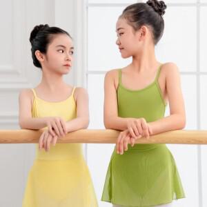 어린이 댄스 레오타드 드레스 소녀 연습 의류 발레 스케이트 여름 수영복 중국 체조