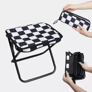 접이식 의자 캠핑 1.1파운드 경량 휴대용 발 하중 300파운드 - 10.5인치 낚시 하이킹 가드닝 비치 바비큐