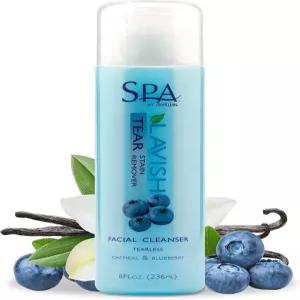 반려견용 트로피클린 스파 티어 얼룩 제거제 블루베리 페이셜 냄새 티어리스 미백 및 브 산 8