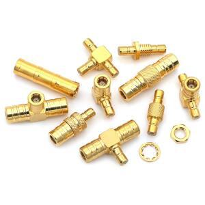 1/5/10Pcs SMB 어댑터 RF 동축 커넥터 남성 - 남성/SMB 여성 50Ω 구리 안테나 베이스