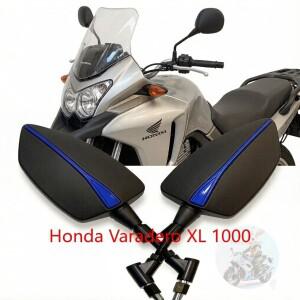 ABS 바이크 오토바이 조정 가능 사이드 백미러 혼다 호환 바라데로 XL 1000 125 용 범용