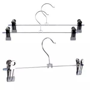 청바지 치마 정리 집게 걸이 슬림 바지걸이 3P 옷걸이 행거 하의