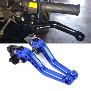 바이크 오토바이 CNC 클러치 브레이크 레버 조정 가능 핸들 Suzuki 호환 DL650 V-Strom XT 2004-2010 용 6