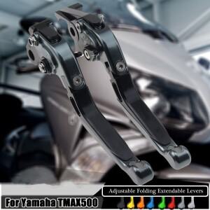Yamaha T-MAX 500 2004-2007 용 바이크 오토바이 브레이크 클러치 레버 CNC 접이식 조절 핸들 및