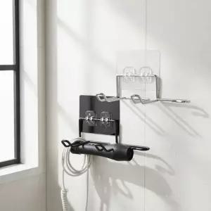 욕실 스테인리스 헤어 드라이어 걸이 고데기 정리대 무타공 벽걸이 홀더