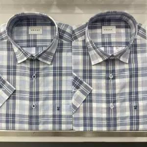 [예작]예작 21S/S (2COL) 필라필 슬럽 체크/밑단일자 일반핏 반팔셔츠 YJ1MBR415