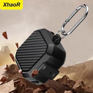 호환 갤럭시 호환 버즈 4 / 프로용 카본 파이버 스위치 락 이어폰 케이스 풀 프로텍션 충격 방지 키체인