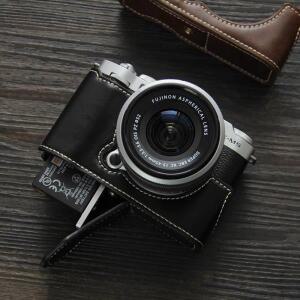 Fujifilm FUJI X-M5 보호 슬리브 박스베이스 쉘 배터리 창용 세공 사진 카메라 가죽 가방 바디 박스 케이스