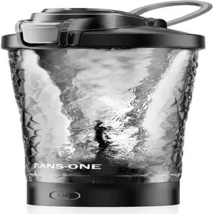 팬스원 프리미엄 전기 프로틴 쉐이커 병 24온스 잠금식 블렌더 트리탄 BPA 프리 쉐이커용 USB 충전식 믹서