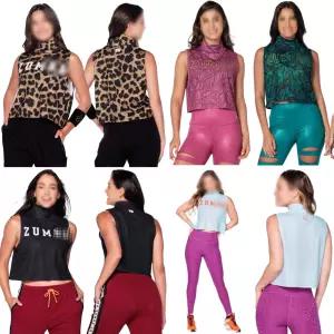 댄스복 에어로빅 줌바 반소매 나시 사교 연습 라인 상의