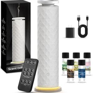 호텔 향기 스타터 키트 1000평방피트 7가지 앰비언트 라이트 테라피용 에센셜 오일 5가지 화이트