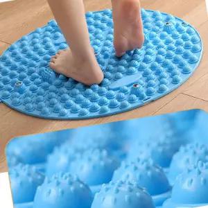 안마기 원형 초조깅 패드 지 지압판 디딤판 가정용 대형 마사지 발바닥 발 조깅 50CM 초통