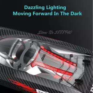 생활 수집품 초대형 원격 조종 스피드 보트 70KM/H 2.4G 200M 브러시리스 모터 120A 독립 전기 조정 RC 장