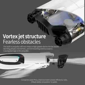 생활 수집품 S2 RC 고속 보트 LED 30 KM/H 원격 제어 트윈 터보 제트 스피드 전복 재설정 물 어린이 장난감