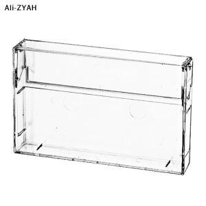 Z1Pc 카세트 테이프 투명 보관함 상자 오디오 자기 녹음 빈 케이스 방진