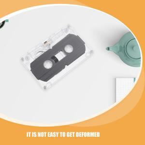 2Pcs 빈 오디오 카세트 테이프 DIY 장식 수공예 호환 액세서리 빈티지 스타일 작은