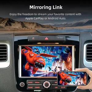 폭스바겐 투아렉 RNS850 안드로이드 호환 오토 어댑터 에어플레이 VW 2010-2017 카플레이 미러링용 호환 무