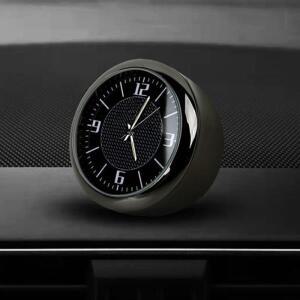 야광 미니 자동차 차량용 호환 시계 내부 스틱온 디지털  쿼츠 장식 40mm 43mm