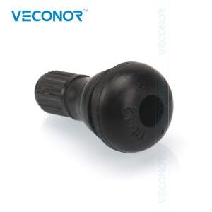 100개/갑 TR412 스냅인 타이어 밸브 줄기 숏 블랙 고무 휠 호환 액세서리