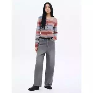 [매장정품] 8SECONDS 에잇세컨즈 빈티지워싱 와이드 테이퍼드 데님 라이트 그레이